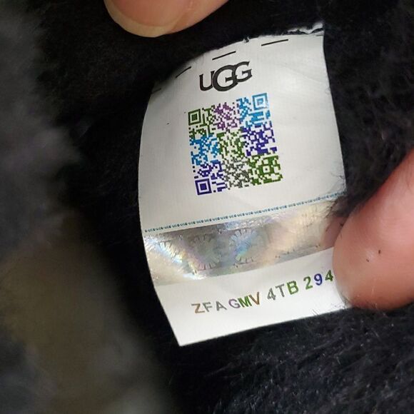 UGG Classic Ultra Mini Boot Black Suede Wool Ankle Shoe Men's US 9 New - Picture 8 of 13